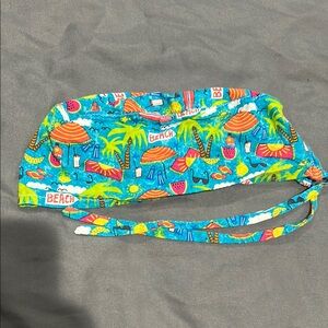 Colorful Beach Themed Headband or surgical cap